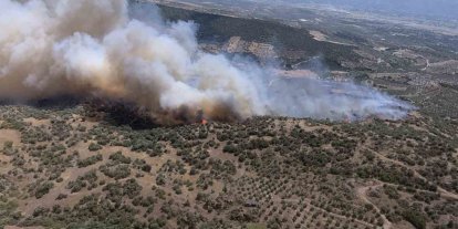 Yazıkent’te yangını büyüten rüzgar bugün de etkisini sürdürecek