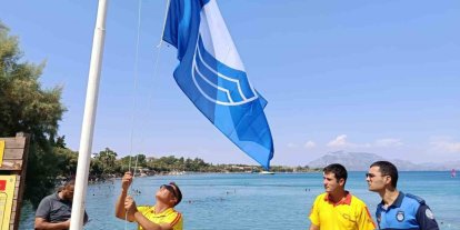 Hastanealtı Plajı’nda Mavi Bayrak yeniden gönderde
