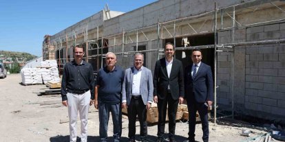 Başkan Özdoğan’dan 112 acil sağlık merkezi inşaatına yakın takip