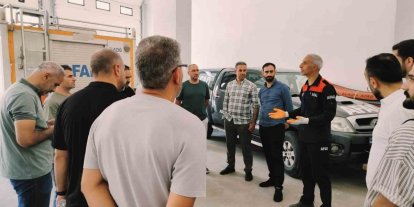 Elazığ’da enkazda arama kurtarma eğitimleri