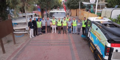 Bitez Yalısı’nda kapsamlı temizlik çalışması