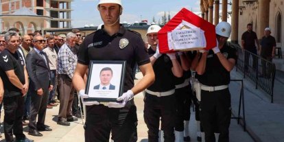 Kansere yenik düşen polis memuru sonsuzluğa uğurlandı