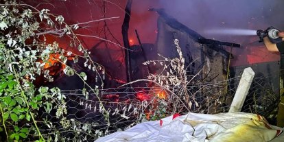 Yanan barakada mahsur kalan 60 yaşındaki adam hayatını kaybetti