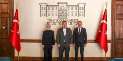 İnhisar ve Yenipazar kaymakamları göreve başladı