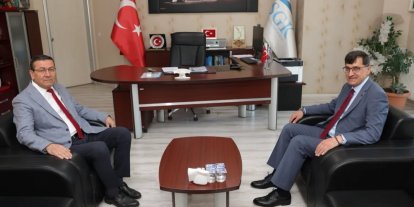 Başkan Kahveci ve Müdür Sayar, Kütahya için ortak çalışmaları değerlendirdi