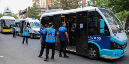 Toplu taşıma araçlarına yönelik denetimler sürüyor
