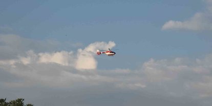 Hamile kadın ambulans helikopter ile Van’a getirildi