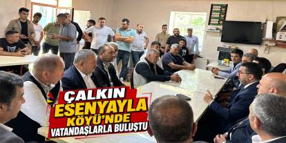 AK Parti Kars Milletvekili Adem Çalkın Esenyayla Köyü’nde Vatandaşlarla Buluştu