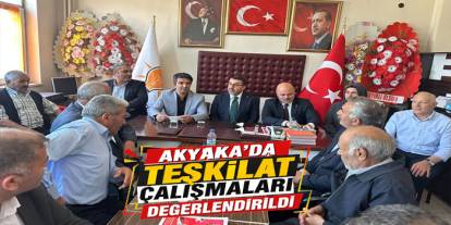 AK Parti Heyetinden Akyaka’da Teşkilat Buluşması