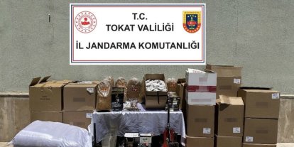Tokat’ta kaçak tütün operasyonu: 4 gözaltı