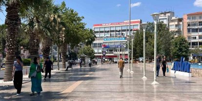Aydın Efeler’de bunaltan sıcak hayatı yavaşlattı