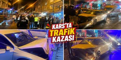 Kars’ta Trafik Kazası: 1 Kişi Yaralandı