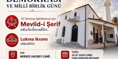 Köyceğiz’de Mevlid-i Şerif programı gerçekleşecek