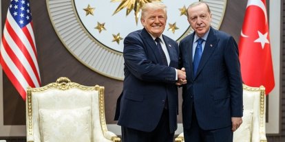 Beyaz Saray, Trump ile Cumhurbaşkanı Erdoğan’ın fotoğrafını paylaştı