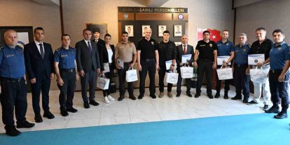 Başarılı Polisler ödüllendirildi