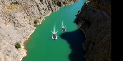 Kemaliye’de doğa ve adrenalin buluştu