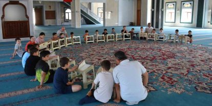 Bilecik’te camiler yaz Kur’an kurslarıyla şenlendi