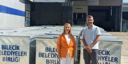 Bilecik’e son 1,5 yıldır bin 52 adet çöp konteyneri alındı