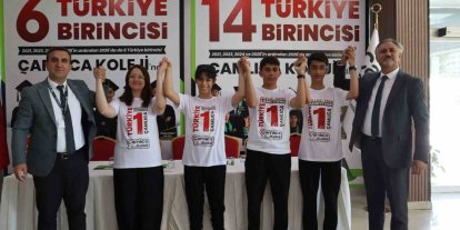 Malatya Çamlıca Koleji, 6 Türkiye birincisi çıkardı