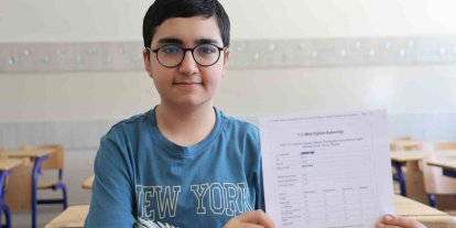 LGS birincisi Fırat: "Bu başarı için 4 yıldır çalışıyorum"