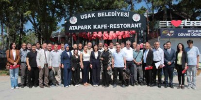 Uşak Belediye Başkan Vekili Terekeci Özkan basın mensupları ile bir araya geldi
