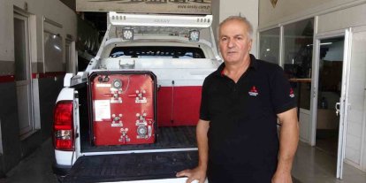 Büyük yangından etkilenen oto tamircisi orman yangınlarına hızlı müdahale aracı geliştirdi