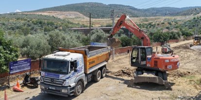 Dereköy’de yol yenileme çalışmaları başladı