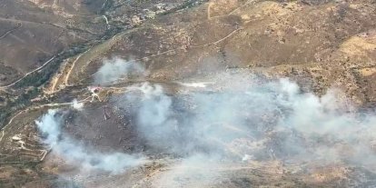 Bodrum’da makilik yangını devam ediyor