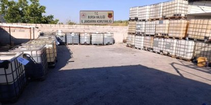 Bursa’da 10 milyon liralık sahte madeni yağ operasyonu