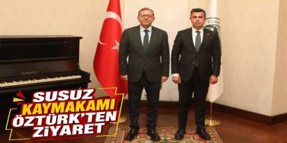 Susuz Kaymakamı Furkan Öztürk’ten Vali Ziya Polat’a Ziyaret