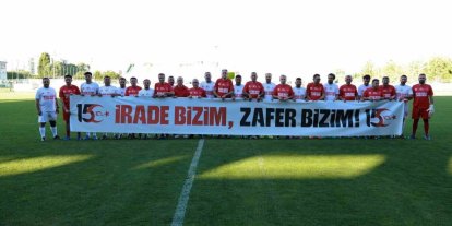 15 Temmuz şehitleri için sahaya çıktılar