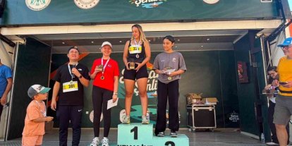 Kemaliye sokaklarında spor coşkusu yaşandı