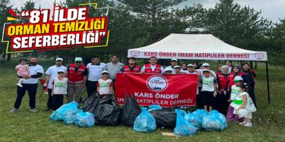 Kars'ta Ormanlar İçin Gönüllü Seferberlik