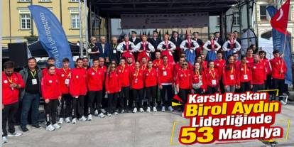 Karslı Başkan Birol Aydın Liderliğinde 53 Madalya