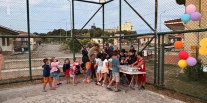 Sinop’ta çocuklar açık hava sinemasında buluştu