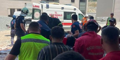 İnşaat halindeki binada asansör boşluğuna düşen işçi yaralandı