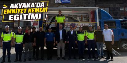 Akyaka’da Emniyet Kemeri İçin Uygulamalı Eğitim