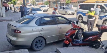 Çorum’da otomobil ile motosiklet çarpıştı: 2 yaralı