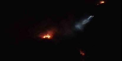 Balıkesir’de gece yarısı orman yangını çıktı