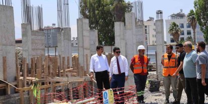 Arsuz’da anaokulu inşaatlarında çalışmalar sürüyor