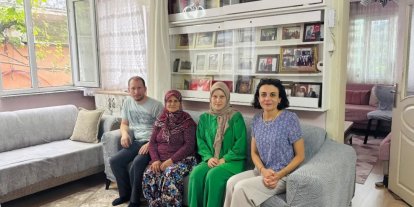 Şehit ailesine ziyaret