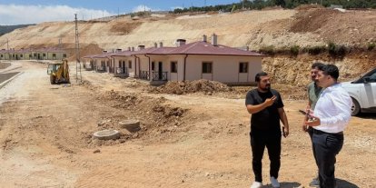Şenköy’de afet konutları tamamlanma aşamasına geldi