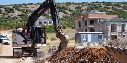 Yatağan’da yeni yerleşim birimine kanalizasyon hizmeti