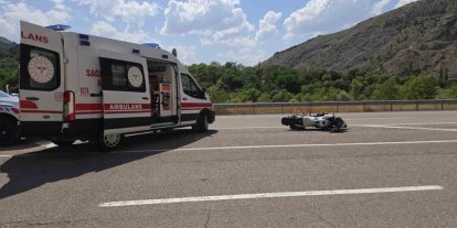 İspir’de motosiklet kazası: 1 Yaralı