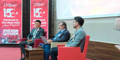 TOGÜ’de demokrasi destanı tanıklıklarla anlatıldı