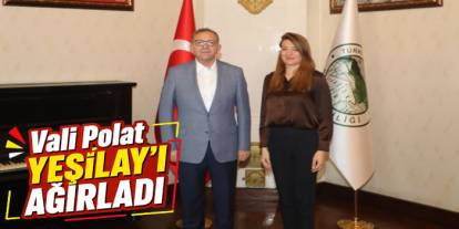 Kars Valisi Ziya Polat, Yeşilay Kars Şube Başkanı İlgar’ı Ağırladı