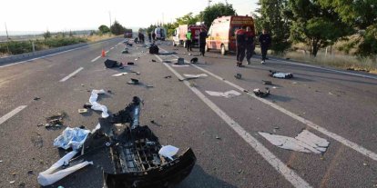 Kaza sonrası ortalık savaş alanına döndü: Aynı aileden 3 ölü 1 yaralı