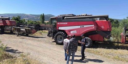 Jandarmadan hasat öncesi biçerdöver operatörlerine uyarılar