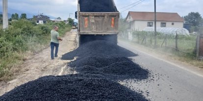 Düzce’de yollar güvenli hala getiriliyor
