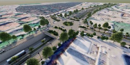 Turgutlu’nun trafik çilesini bitirecek dev projede ilk kazma vuruldu